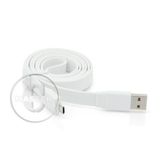 Pro Skinny Thin USB Charge Sync Data Cable for Samsung Galaxy s S2 S3 Note White