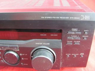 Sony Str DE845 Digital Audio Video Stereo Control Center