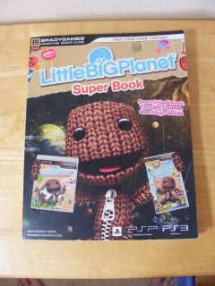Little Big Planet Super Book Strategy Guide Sony PlayStation 3 PS3 PSP