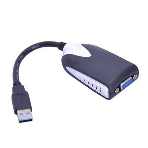 USB 3 0 VGA Video Graphic Card Display Cable Adapter for Windows 7 8 Vista