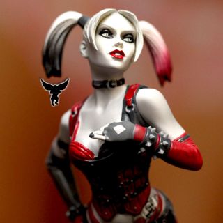 DC Universe Sexy Harley Quinn 9 25" Arkham City Video Game Statue Figure SEALED