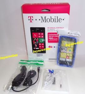 New T Mobile Nokia Lumia 521 4G Windows Phone 8 Touch Screen EXTRAS No Contract