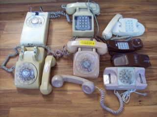 Junk Yard Collection of Non Working Phones Telephones Princess Starlite ITT AE