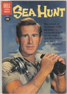 Sea Hunt TV Series Comic Book 9 Dell 1961 Fine Fine