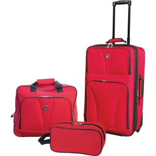 Travelers Club Bowman 3 Piece Luggage Set