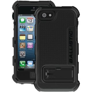 New Ballistic HC Hard Core Case with Holster for iPhone 5 Black w Belt Clip
