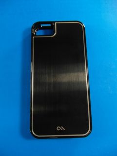 Casemate Hard Shell Case for Apple iPhone 5 5S Brushed Aluminum Black BBY023537