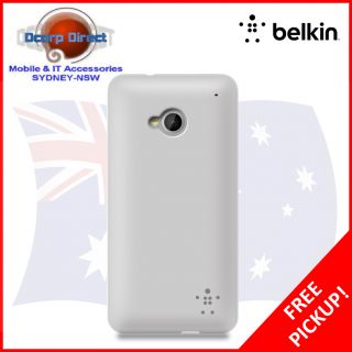 Genuine Belkin Grip Sheer Matte Case for HTC One 801E M7 Clear
