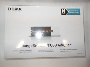 D Link Range Booster N 300 USB Wireless Adapter Brand New in Original Package