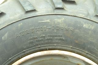 02 Polaris Sportsman 400 4x4 Rear Wheels Rims 25" Goodyear Tires