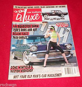 Car Kulture Deluxe Magazine Issue 13 2005 Traditional Hot Rods Pin UPS Tatoo