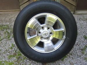 Brand New Toyota Tacoma Pickup Truck 2013 17" Alloy Wheels and Tire Take Offs