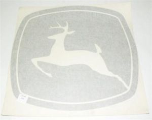 John Deer Logo Truck Rear Window Large Decal Sticker