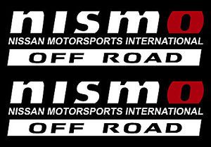 Nissan nismo Off Road Truck Decals Stickers Frontier Titan 4x4 Motorsports Decal
