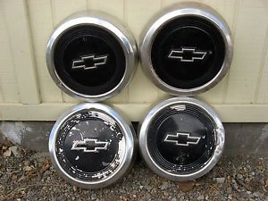 Vintage Chevrolet Chevy Truck Hubcaps in Pretty Nice Condition 1960's 1970'S
