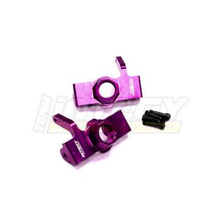 Integy Aluminum Steering Knuckles Purple for HPI Savage XL Flux x 4 6