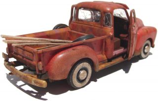 O Scale Finetrains Scratch Bashed Built 1950 Chevy Pickup Truck On30 On3 1 43