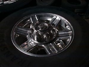 4 17" Dodge RAM 2500 8 Lug Alloy Wheels Rims Firestone Tires HT 2384