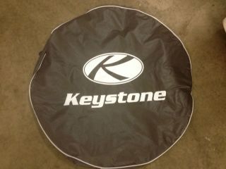 Charcoal Keystone RV Spare Tire Cover