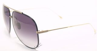 Dita Condor Sunglasses 21005D Authentic Grey Gradient Gold Black New