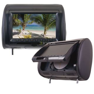 New Pair Power Acoustik HDVD92CCP 9" Car Headrest DVD Player w USB SD FM IR