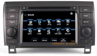 Toyota Tundra Sequoia GPS Navigation Stereo DVD Radio Touch Screen Bluetooth 
