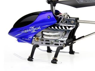 2 5 2 5CH Channel Infrared Remote Control Helicopter RC Mini Metal Heli Toy Blue