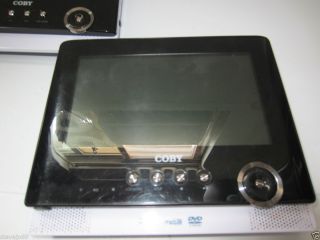 Main Slave Dual Screen Portable DVD Player Coby TFDVD7752 LCD 7" Used