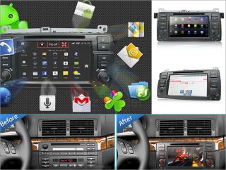 Android 4 0 Car Dash DVD GPS Navi Player for BMW 3 Series E46 3G WiFi DVB T 2