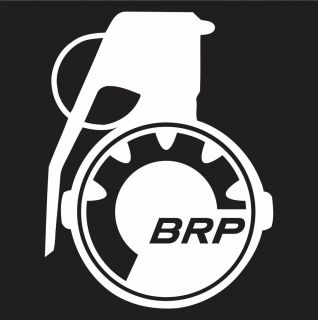 BRP Logo Grenade Vinyl Sticker Decal Sea Doo Ski Doo Snowmobile Extreme Can Am