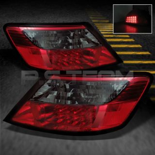 06 10 Honda Civic 2dr Coupe JDM Red Smoked LED Tail Brake Lights Lamp Left Right