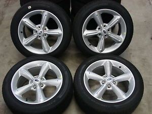 2005 2011 2013 Mustang GT 18” 5 Spoke Wheels with Pirelli Tires V6 V8 Coyote
