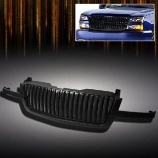 03 06 Silverado Avalanche Vertical Style Sport Front Bumper Hood Grille Grill