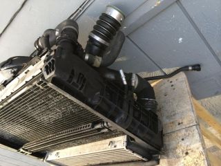 BMW E90 E92 E60 Front End Clip Engine Fan AC Condenser Radiator Oil Cooler