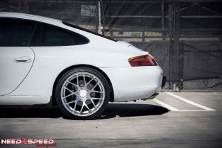 20" Ruger Black Concave Wheels Rims Fits Porsche 911 997 Carrera 4S Turbo Wide