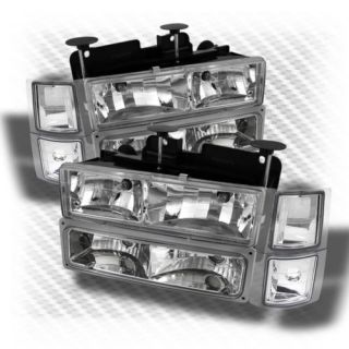 Chevy C K Tahoe Suburban Silverado Blazer Headlights Corner Bumper Head Lights