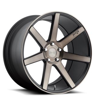 20" Niche Verona Black Machined Concave Wheels Rims for Infiniti G35 Sedan