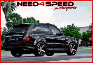 22" XO Miami Matte Black Concave Wheels 5 Spoke 22x9 Rims Fits Audi A8