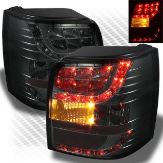 Smoked 97 00 VW Passat 5 Door Wagon LED Strip Tail Lights Rear Brake Lamp Set