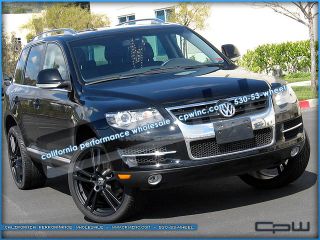VW Touareg 22" inch Wheels Rims Matte Black 04 05 06 07 08 09 10 11 12 Cayenne