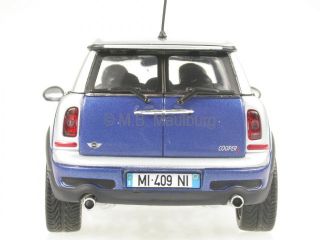 Mini Cooper s Clubman Blue Diecast Model Car Minichamps 1 43