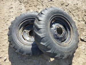 Economy Power King 1614 Tractor Good Year 7 50 16 Rear Tires Rims