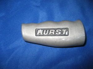 Hurst Aluminum T Grip Handle Shift Knob Vintage Rat Rod Hot Rod GM Ford Chevy