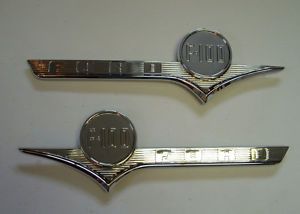 1956 F100 Ford Truck Hood Side Emblems Pair New