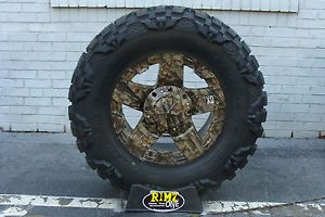 20" 20x12 XD Rockstar Wheels G1 Camo 40x15 50R20 Nitto Mud Grappler 40" Tires