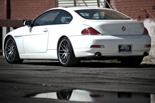 20" Infiniti G35 Coupe Roderick RW6 Concave Black Staggered Wheels Rims