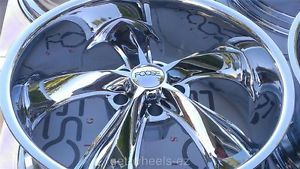 20" 22" Staggered FOOSE Legend Chrome Wheels Chevrolet Chevelle SS Impala Camaro