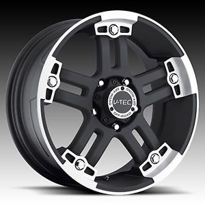 5 17" Vision Wheels Rims 5x127 Jeep Wrangler JK 33" Toyo AT2 Tires Package