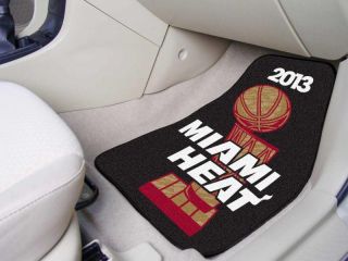 Miami Heat 2013 NBA Champions 2pc Car Truck Front Floor Mats by Fan Mats