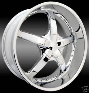 22" Elure 012 Chrome Wheels Any Bolt Circle